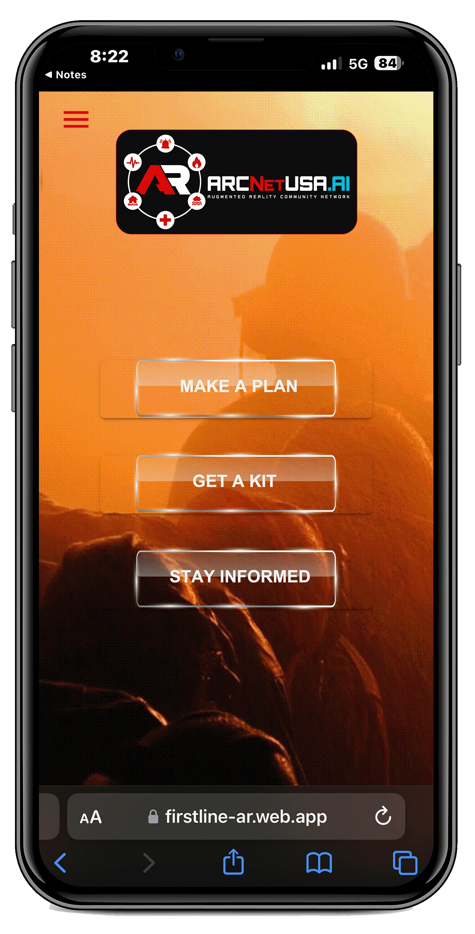 ARCNetUSA augmented reality app scanning a product label